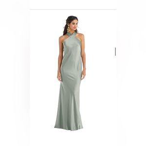 Dessy Group Willow Green bridesmaid dress LB025